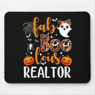 Faboolous Realtor Halloween Realtor Real Estate Ag Mouse Mat