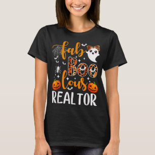 Faboolous Realtor Halloween Realtor Real Estate Ag T-Shirt
