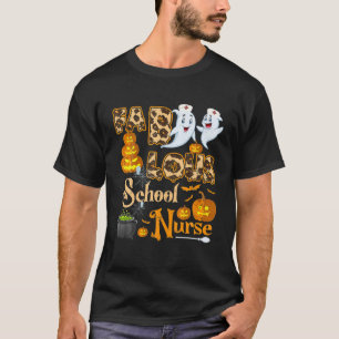 Faboolous School Nurse Funny RN Squad Halloween Pu T-Shirt