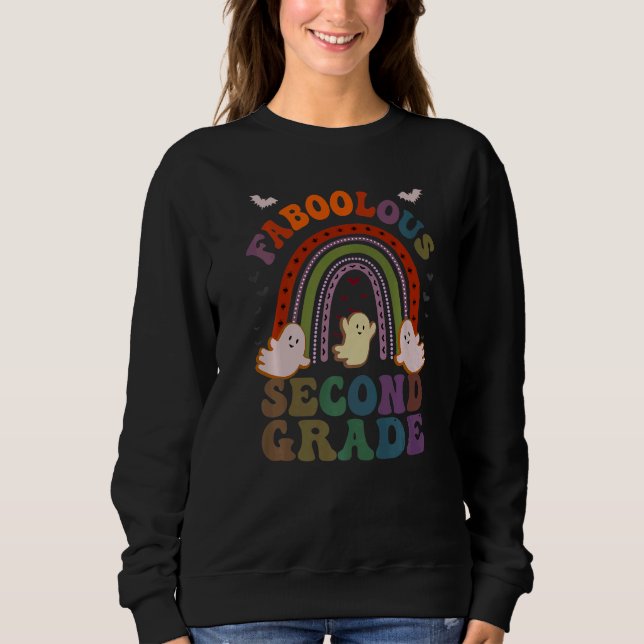 FABOOLOUS SECOND GRADE Costume This Is My Scary Vi Sweatshirt (Front)