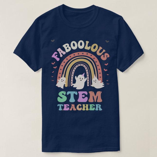 FaBOOlous STEM TEACHER Costume This Is My Spooky P T-Shirt (Design Front)