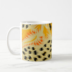 fabric abstract mixed animal skin texture backgrou coffee mug
