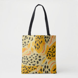 fabric abstract mixed animal skin texture backgrou tote bag