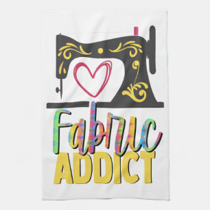 Fabric Addict Sewing Machine Tea Towel