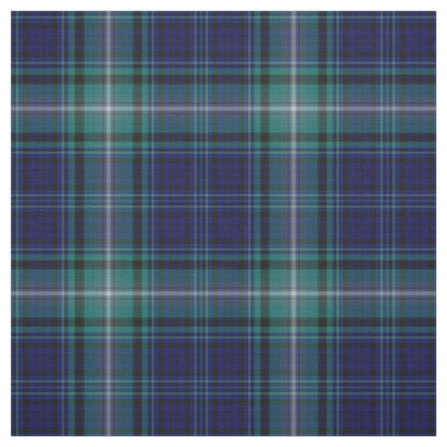 Fabric - Blue & Green Tartan (Swatch)