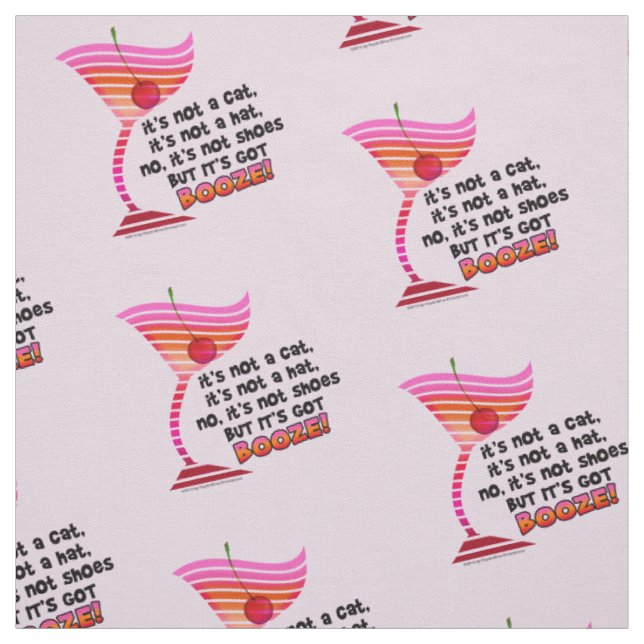 FABRIC - BUT IT'S GOT BOOZE! (Swatch)