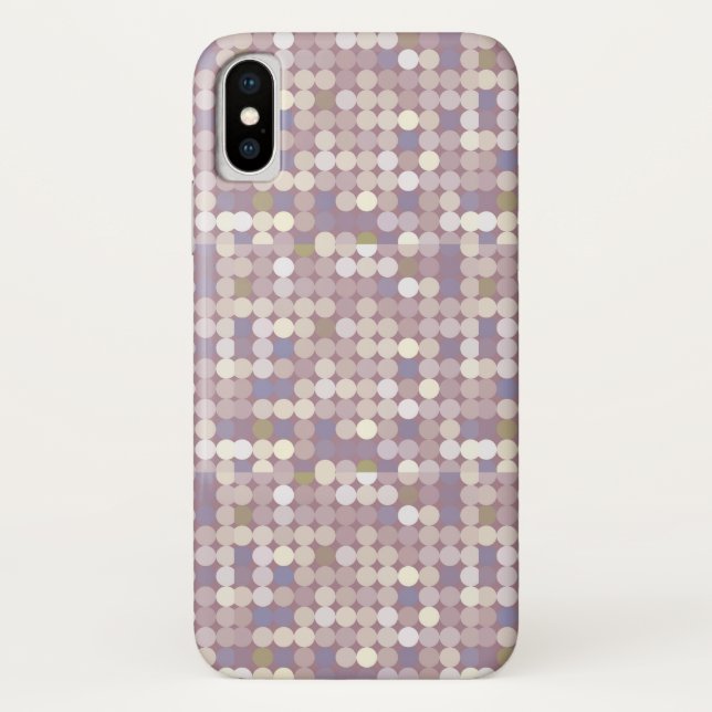 Fabric circles abstract pattern Case-Mate iPhone case (Back)