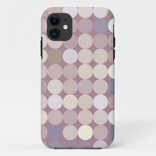Fabric circles abstract pattern iPhone 11 case