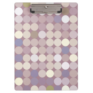 Fabric circles abstract pattern clipboard