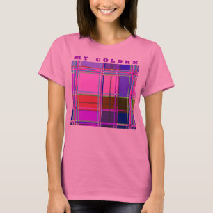 Fabric Cloth Colours Squares T-Shirt