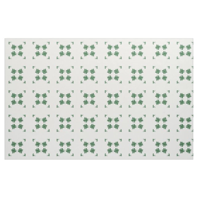 Fabric - Clusters of Holly Leaves and Berries (Fat Quarter)