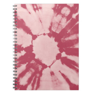Fabric cotton tie dye pattern abstract backgrounda notebook