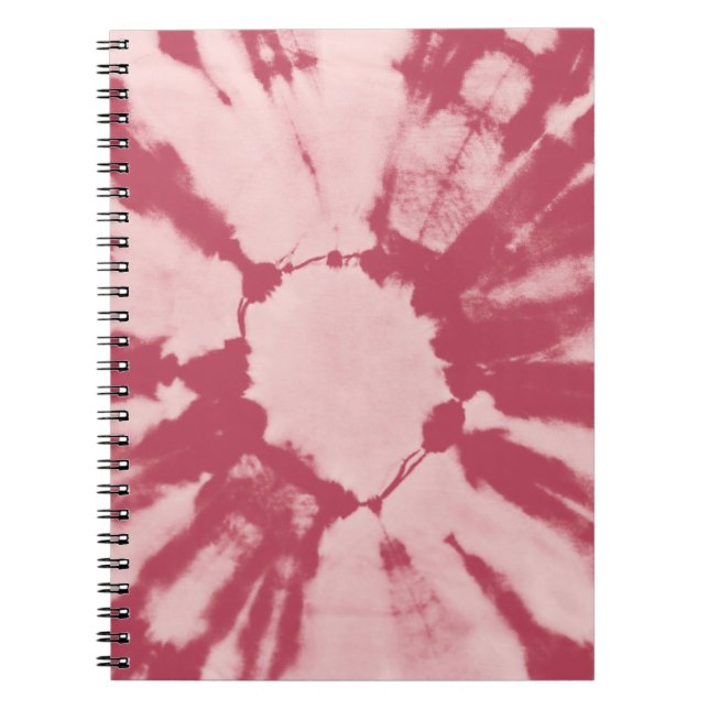 Fabric cotton tie dye pattern abstract backgrounda notebook (Front)
