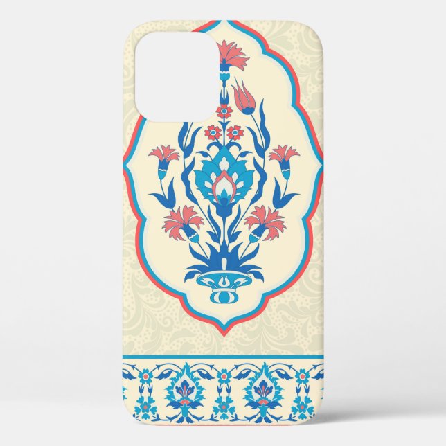 Fabric floral seamless pattern in ethnic style Case-Mate iPhone case (Back)