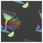 FABRIC - GLASS HALF FULL, Cocktail Humour