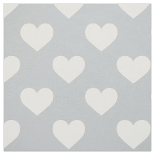 Fabric: Grey hearts Fabric