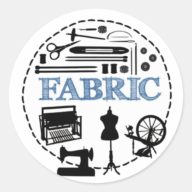 FABRIC logo sticker (Front)
