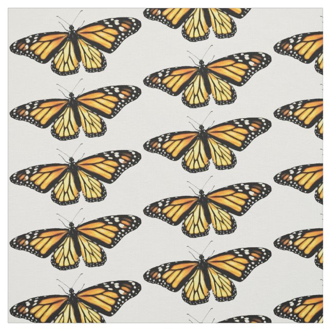 Fabric - Monarch Butterfly Print #2 (Swatch)