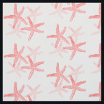 fabric Nautical starfish beach red pink<br><div class="desc">Style, Individualise & Personalise almost anything that comes mind. Customise your whole world With A Wide Variety of Unique Zazzle Products to Choose from. Find Or Create those one-of-a-kind gifts you just cant find anywhere else. Merchandising in Unique Customisable Apparel & Unique Home Decor and much more. Inspired by the...</div>