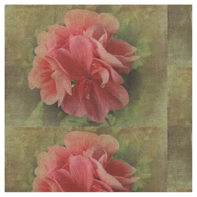 Fabric-Pink Geranium Fabric (Close Up)