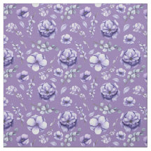 Fabric - Purple Passion Floral
