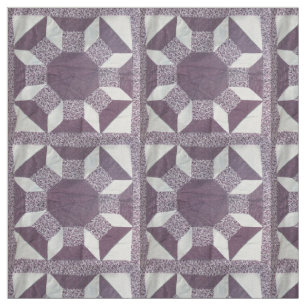Fabric - Purple Quilt Pattern