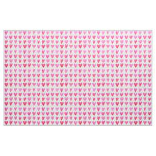 Fabric - Raining Pink Hearts