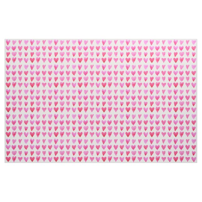 Fabric - Raining Pink Hearts (Fat Quarter)