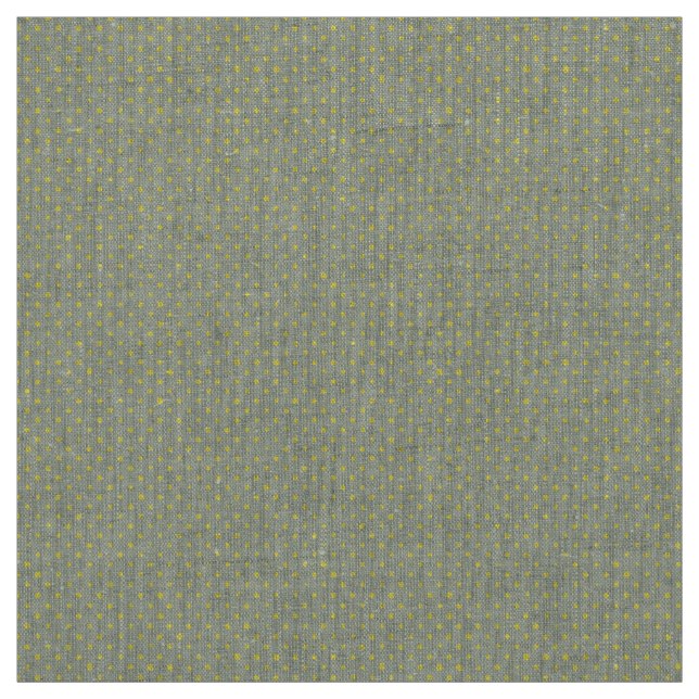 Fabric: Sage Green & Yellow Speckles Fabric (Swatch)