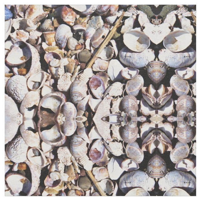 Fabric - Sea Shells (Close Up)