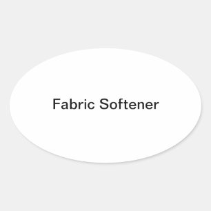 Fabric Softener Bottle Label /
