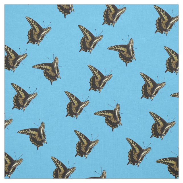 Fabric - Swallowtail Butterflies (Swatch)