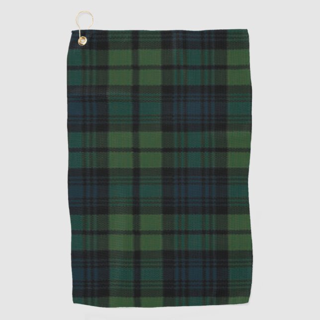 Fabric Tartan Golf Towel (Front)