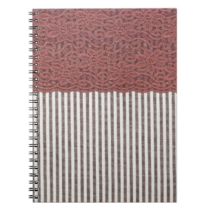 Fabric textile texture and lace for background notebook