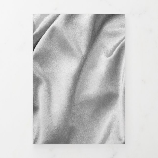 Fabric Texture 3 Tri-Fold Holiday Card (Cover)