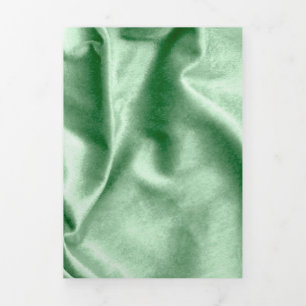 Fabric Texture 4 Tri-Fold Holiday Card