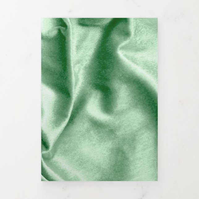 Fabric Texture 4 Tri-Fold Holiday Card (Cover)