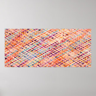 Fabric texture weave a large thread poster
