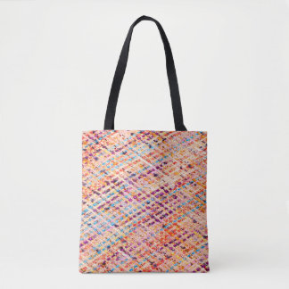 Fabric texture weave a large thread tote bag