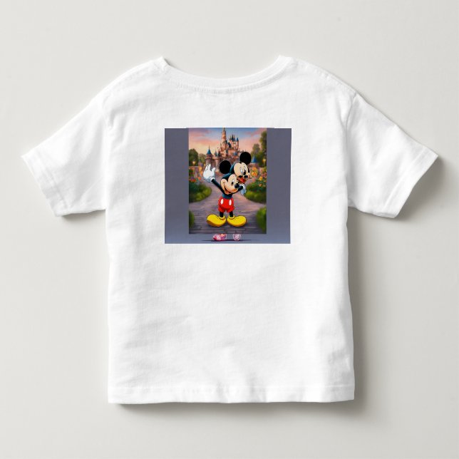 fabric tshit toddler T-Shirt (Back)