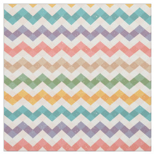 Fabric with vintage zig zag pattern.
