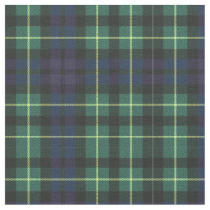 Fabric - Yellow, Green & Blue Tartan