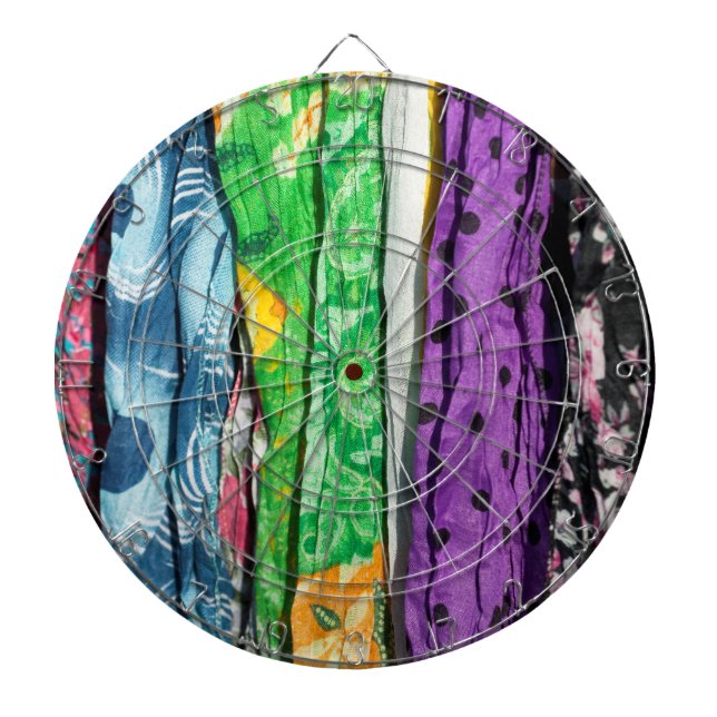 Fabrics background dartboard (Front)