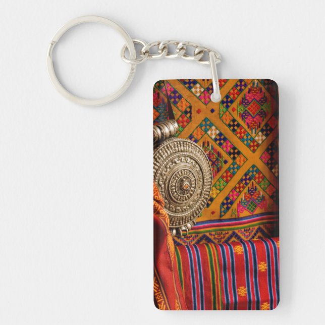 Fabrics, Bhutan Key Ring (Front)