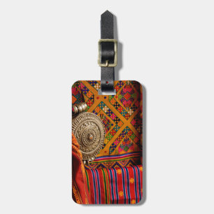 Fabrics, Bhutan Luggage Tag