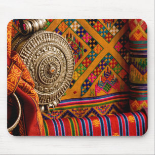 Fabrics, Bhutan Mouse Mat