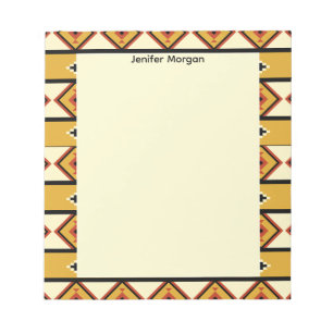 Fabrics Border Stylish Patterns Personalized Notepad