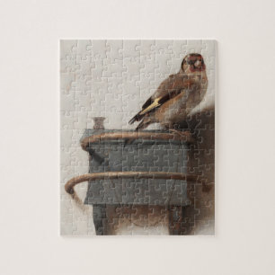 Fabritius The Goldfinch Painting Art Print Jigsaw Puzzle