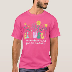 Fabuela Definition Abuela Grandma Abuela Grandmoth T-Shirt