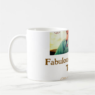 Fabulous 30 years anniversary add name photo date coffee mug